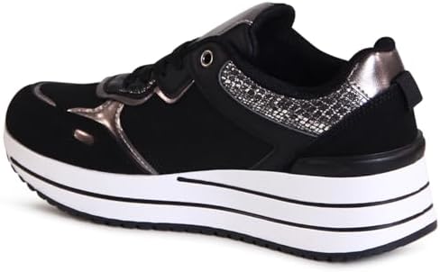  topschuhe24 3129 Damen Plateau Sneaker - Glamourvolle Absätze für Glamourwomen
| topschuhe24 3129 Damen Plateau Sneaker