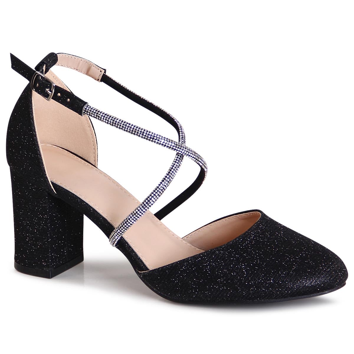  Topschuhe24 3159 Damen Glitzer High Heels mit Strumpfenband für Partys und Events
| Topschuhe24 3159 Glitzer Damen Pump